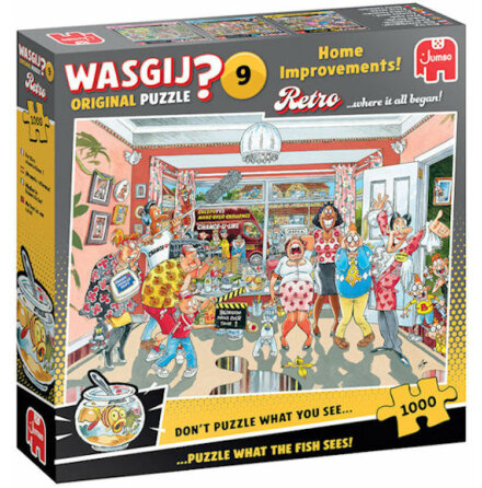 Puzzle Wasgij Retro Original 09: Home Improvements! (1000 pieces)