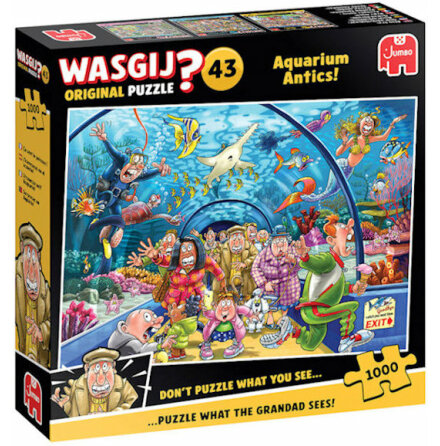 Puzzle Wasgij Retro Original 43: Aquarium Antics! (1000 pieces)