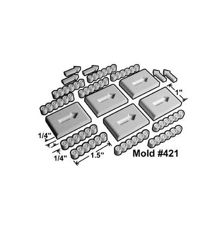 Straight Arrow Conveyor Mold