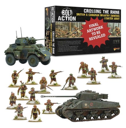 British & Canadian Infantry (Winter) Starter Army Crossing The Rhine (Rel 07-31)
