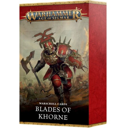 WARSCROLL CARDS: BLADES OF KHORNE (ENG, 4th ed) (Release 2025-08-02)