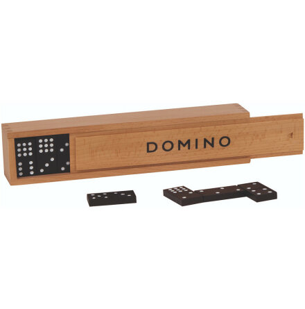 Domino Game In Wooden Box (mrk trask)