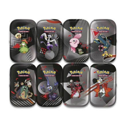 Pokmon Unova Mini Tin (Black Bolt & White Flare, 1 st slumpvis vald)