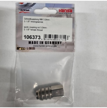Quick coupling nd 5.0mm - G 1/8 inch female thread
