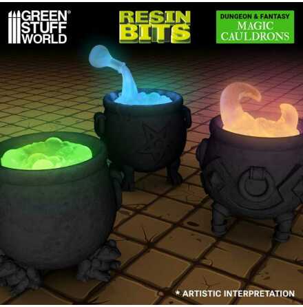 Magic Cauldrons for 3mm LEDs 1:48