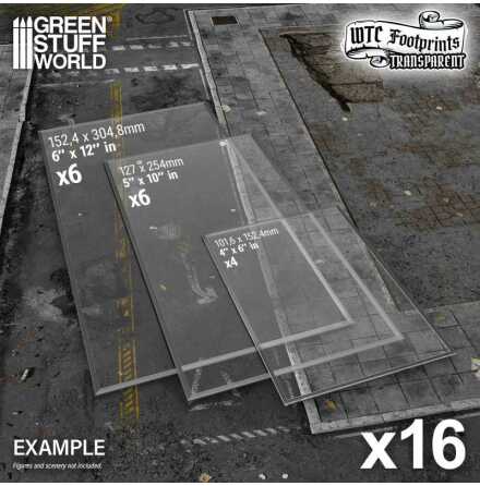Basic Glasspack Footprints Wh40k compatible