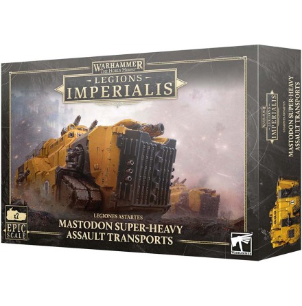 LEGIONS IMPERIALIS: MASTODON SUPER-HEAVY ASSAULT TRANSPORTS (Release 2025-09-06)