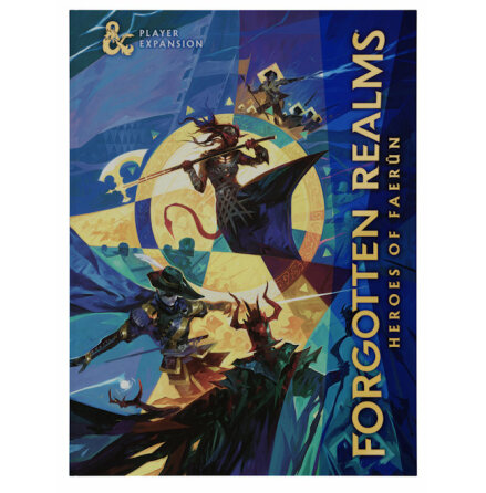 D&D Forgotten Realms Players Guide Alt Cover (begrnsad utgva)