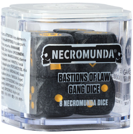 NECROMUNDA: BASTIONS OF LAW GANG DICE SET (Release 2025-09-27)
