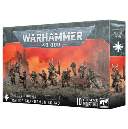 CHAOS SPACE MARINES: TRAITOR GUARDSMEN SQUAD (Release 2025-11-08)