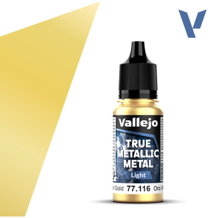 GREENISH GOLD LIGHT (VALLEJO TRUE METALLIC METAL)