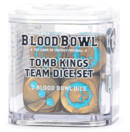 BLOOD BOWL: TOMB KINGS TEAM DICE SET (3rd season) (Release 2025-11-15)