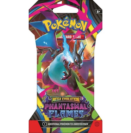 Pokémon Mega Evolution Phantasmal Flames Sleeved Booster Pack (Release 14/11)