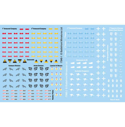 Italian Decals (EARLY, MIDDLE)