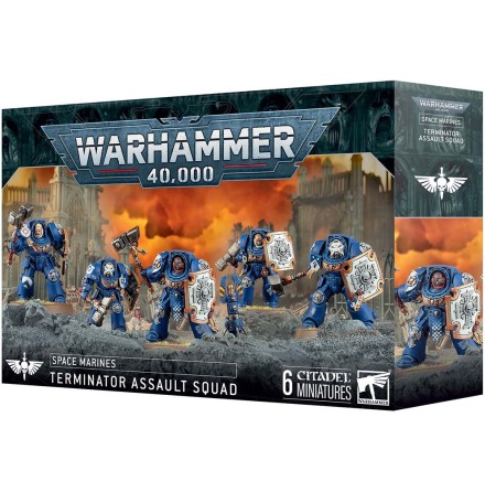 SPACE MARINES TERMINATOR ASSAULT SQUAD (Release 2025-12-06)