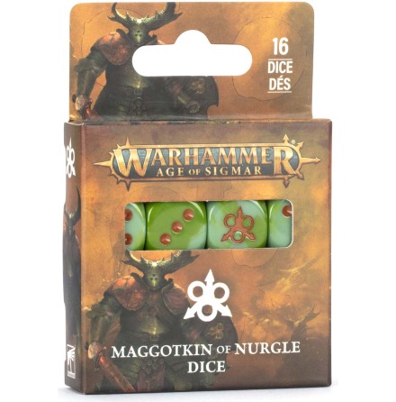 AGE OF SIGMAR: MAGGOTKIN OF NURGLE DICE (Release 2026-01-17)