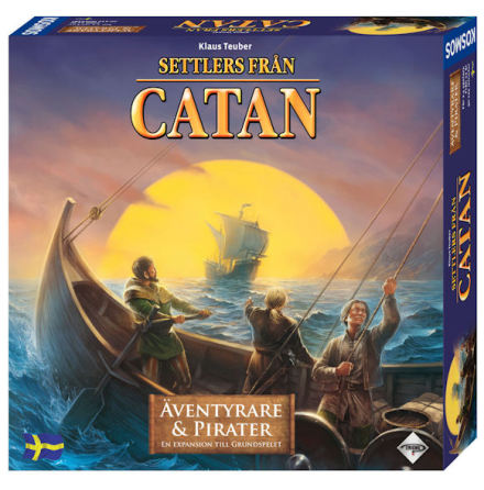 Catan 5th ed ventyrare & Pirater (Svensk)