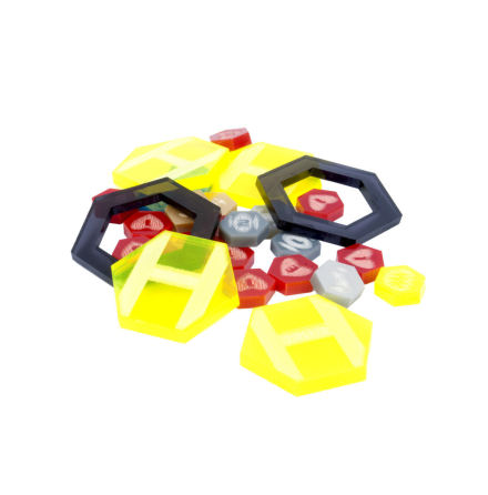 DreadBall Xtreme Acrylic Counters - Yellow