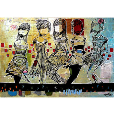Girls by Kraten 1000 pieces 48x68 cm
