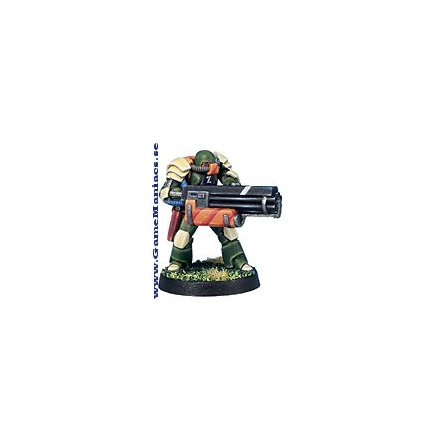 VIRIDIAN ASSAULT MARINE WITH CHAIN GUN (1 per frpackning)