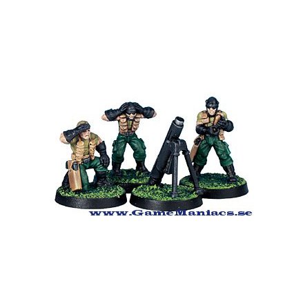 VIRIDIAN MARINE MORTAR TEAM (1 per frpackning)