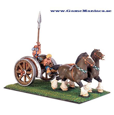 GAEL 2 HORSE CHARIOT AND CREW (1 set per frpackning)