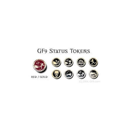 GF9 Status Token Set: Red/Gold