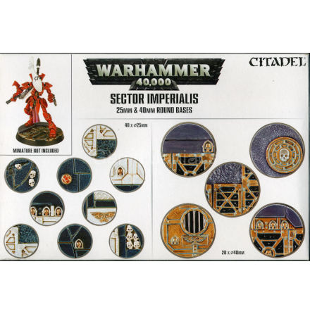 SECTOR IMPERIALIS: 25 & 40MM ROUND BASES