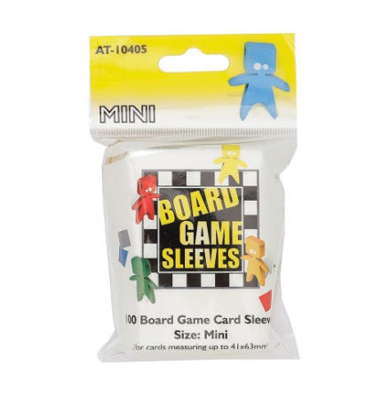 Board Game Sleeves CLEAR MINI (41x63 mm) (100) (Arcane Tinmen)