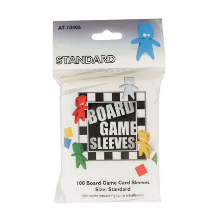 Board Game Sleeves CLEAR STANDARD (63x88 mm) (Arcane Tinmen)