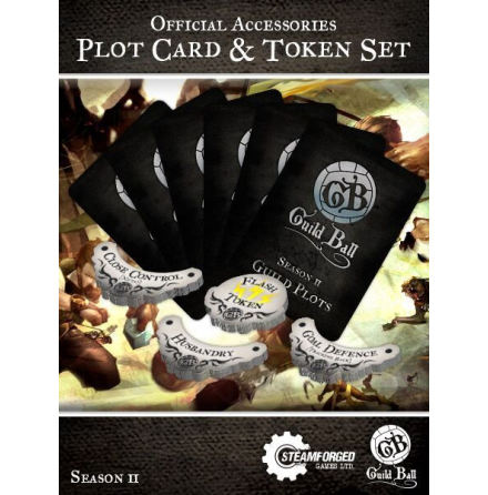 Guild Ball Season 2 Plot Cards & Token Set