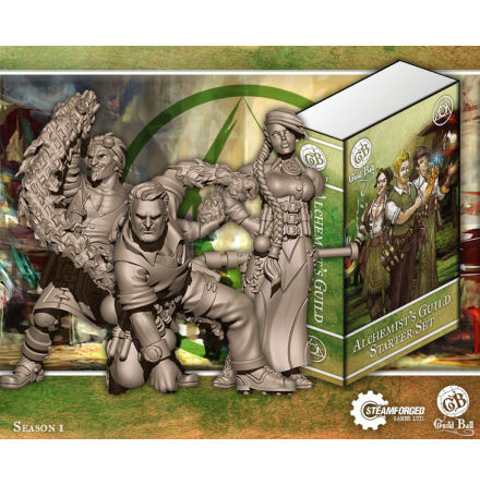 Guild Ball Alchemist Starter Set (Midas, Calculus, Mercury)