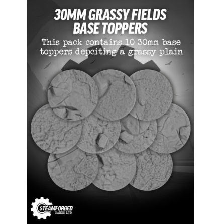 Guild Ball Grassy Fields Resin Base Toppers 30mm (10)