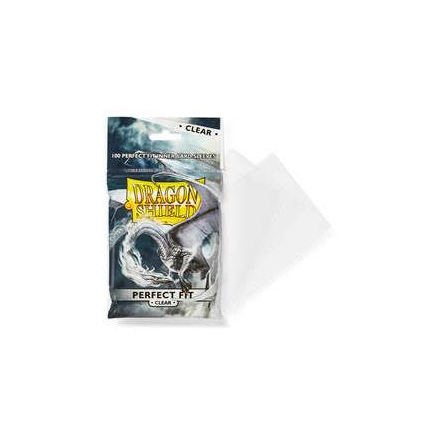 Dragon Shield Perfect Fit Sleeves - Clear/Clear (100)