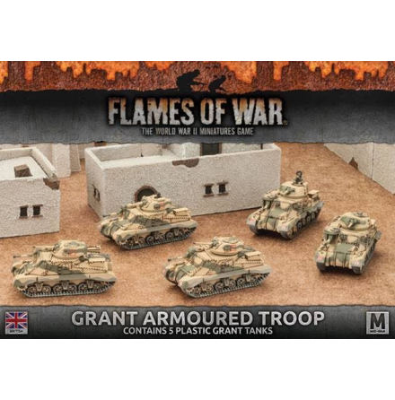 Desert Rats Grant Armoured Troop (Plastic x 5)