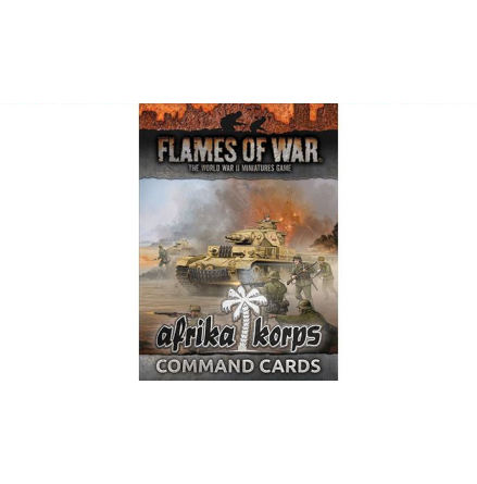 Afrika Korps Command Cards (34 cards)