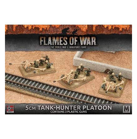 Afrika Korps 5cm Tank-Hunter Platoon (Plastic x 3)