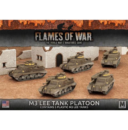 M3 Lee Tank Platoon (5x Plastic)