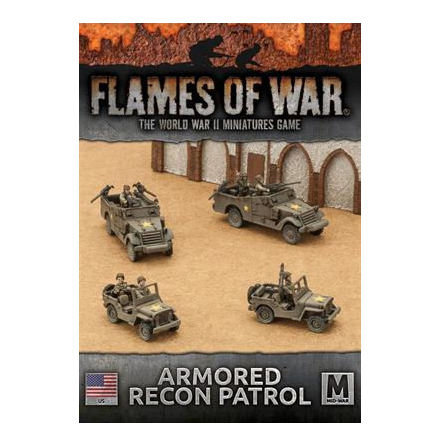 Armored Recon Patrol (2x M3 Scout Car, 2x Jeep)