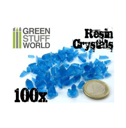 Resin Crystals BLUE - Small