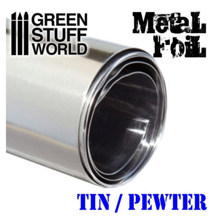 Flexible Metal Foil - TIN / PEWTER