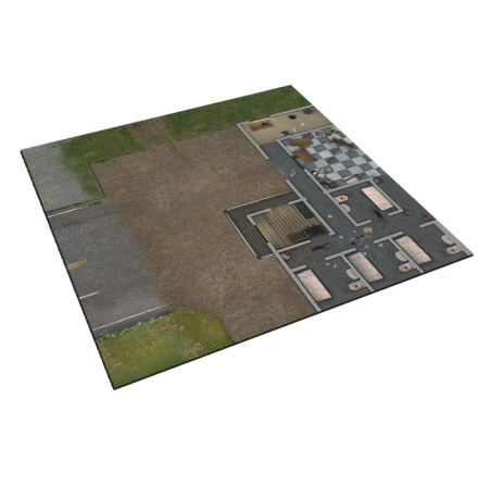 THE WALKING DEAD: Deluxe Gaming Mat - Prison Grounds