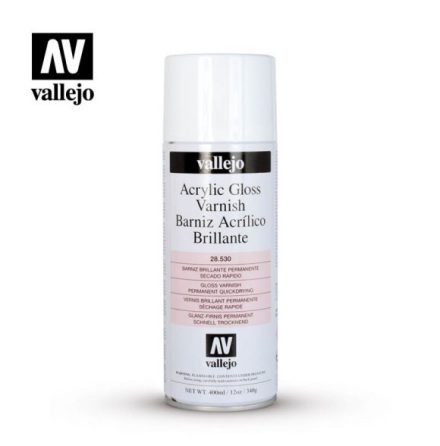 Vallejo Acrylic Gloss Varnish Spray (400 ml)
