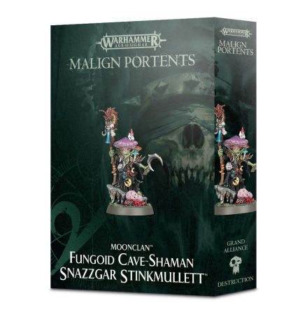 GLOOMSPITE GITZ: FUNGOID CAVE-SHAMAN SNAZZGAR STINKMULLETT