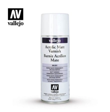 Vallejo Acrylic Matt Varnish Spray (400 ml)