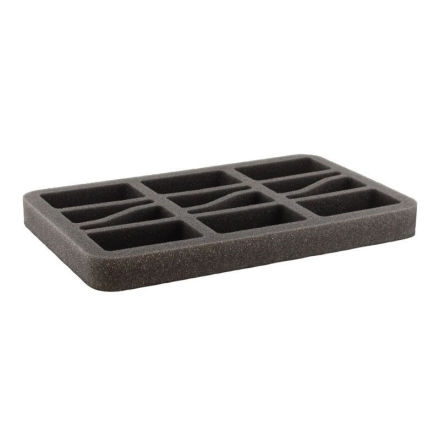 HS035BF03BO 35 mm (1.4 inch) half-size Figure Foam Tray with base