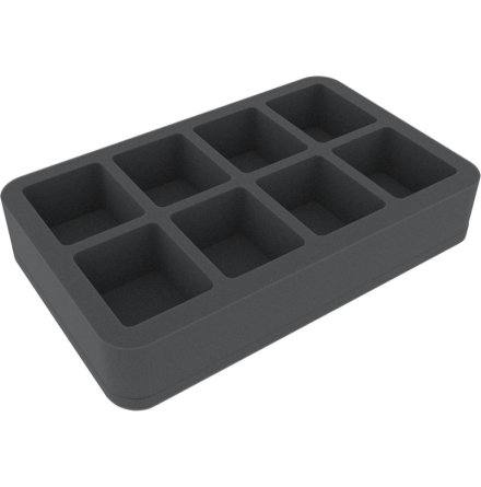 HS050BF02BO 50 mm (2 inch) half-size Figure Foam Tray