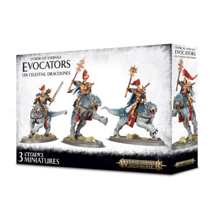 STORMCAST ETERNALS: EVOCATORS ON CELESTIAL DRACOLINES