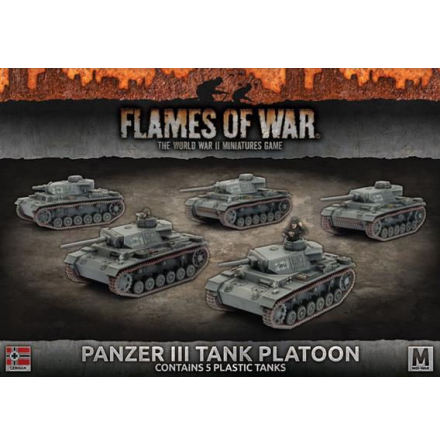 Panzer III Platoon (x5 Plastic)