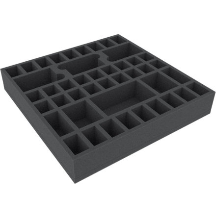 AGDI050BO 295 mm x 295 mm x 50 mm (2 inches) foam tray for board game boxes